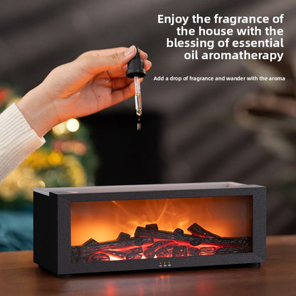 3D Flame Retro Fireplace Humidifier