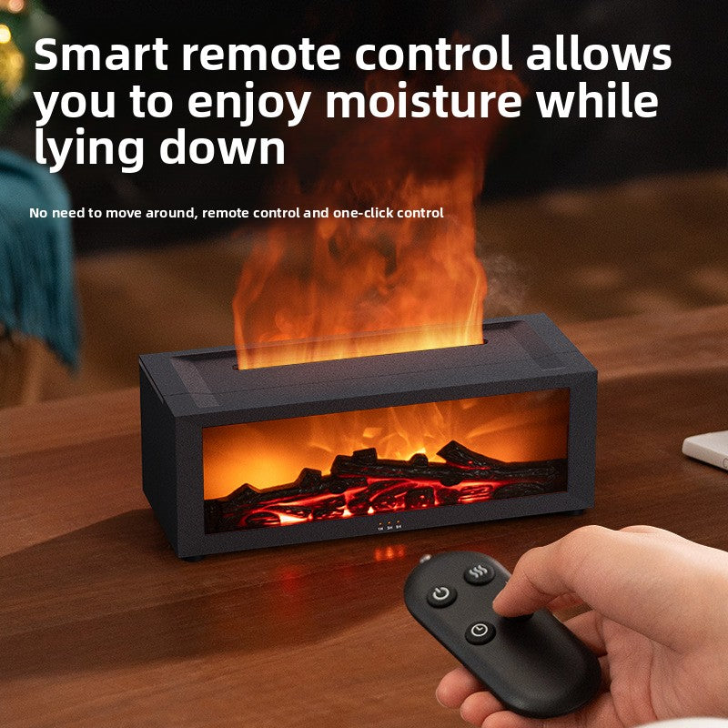 3D Flame Retro Fireplace Humidifier