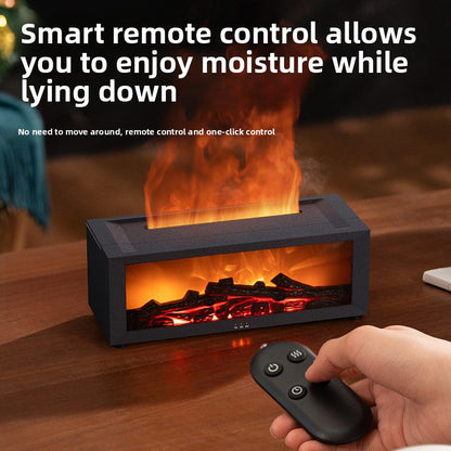 3D Flame Retro Fireplace Humidifier